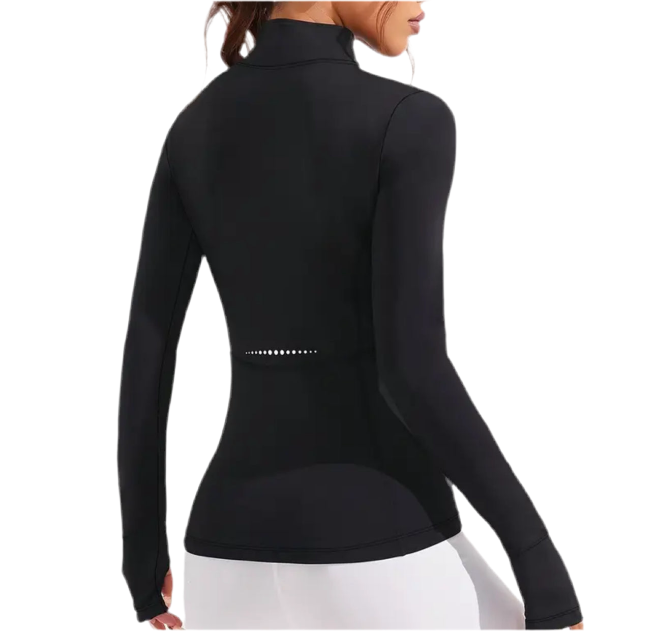 TYN “Performance Pro” Women’s Black Long-Sleeve Zip Top