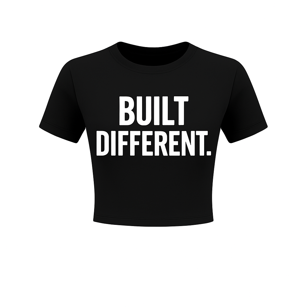 Built Different Reflective Crop Top (Women’s)