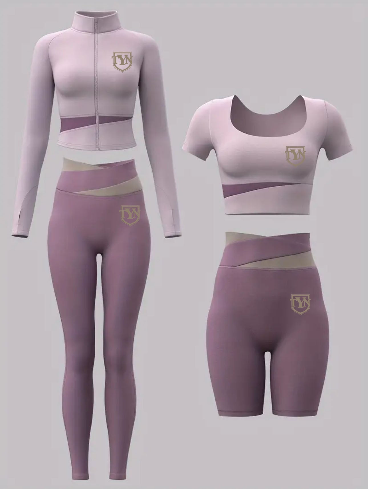 4pc Women’s Active Set – TYN Logo Edition