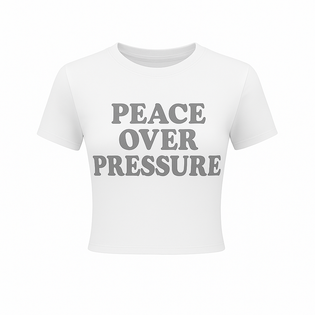 Peace Over Pressure Crop Top (Women’s)