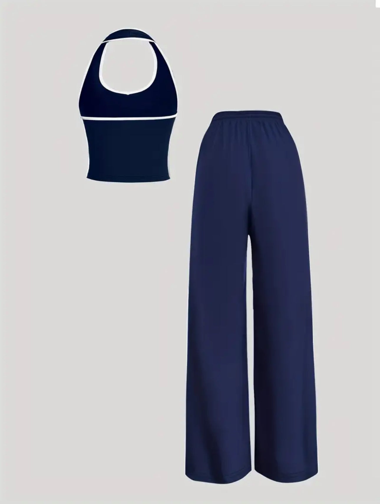 2pc Retro Edge Vest & Flow Pants Set