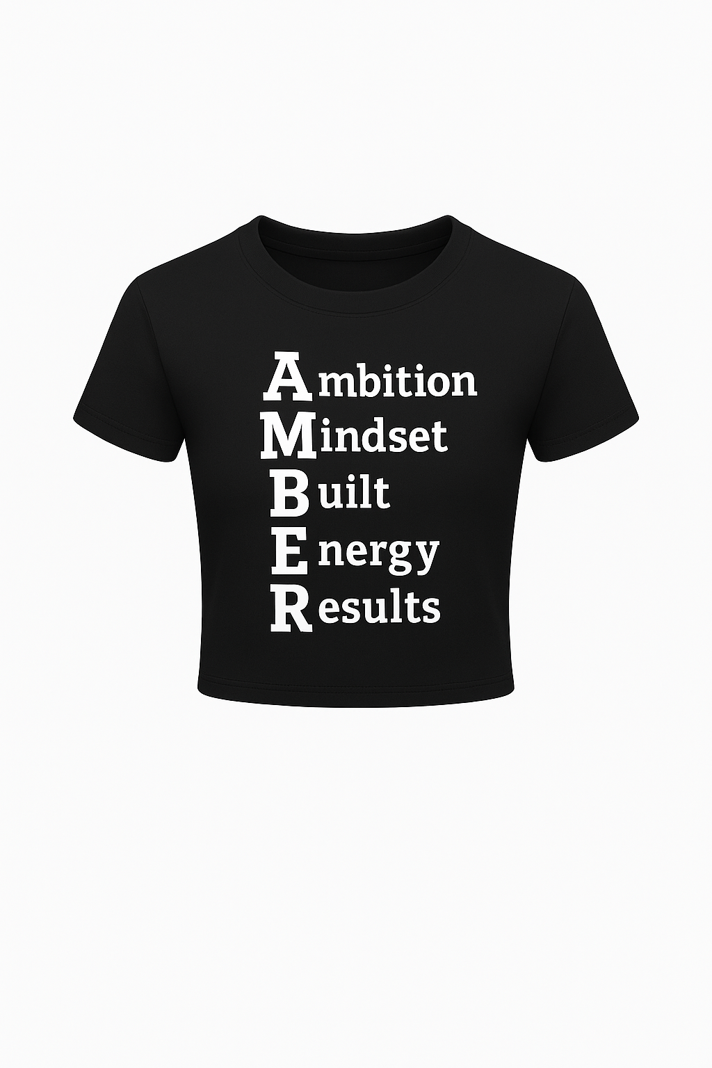 Amber “A.M.B.E.R” Tee – Black