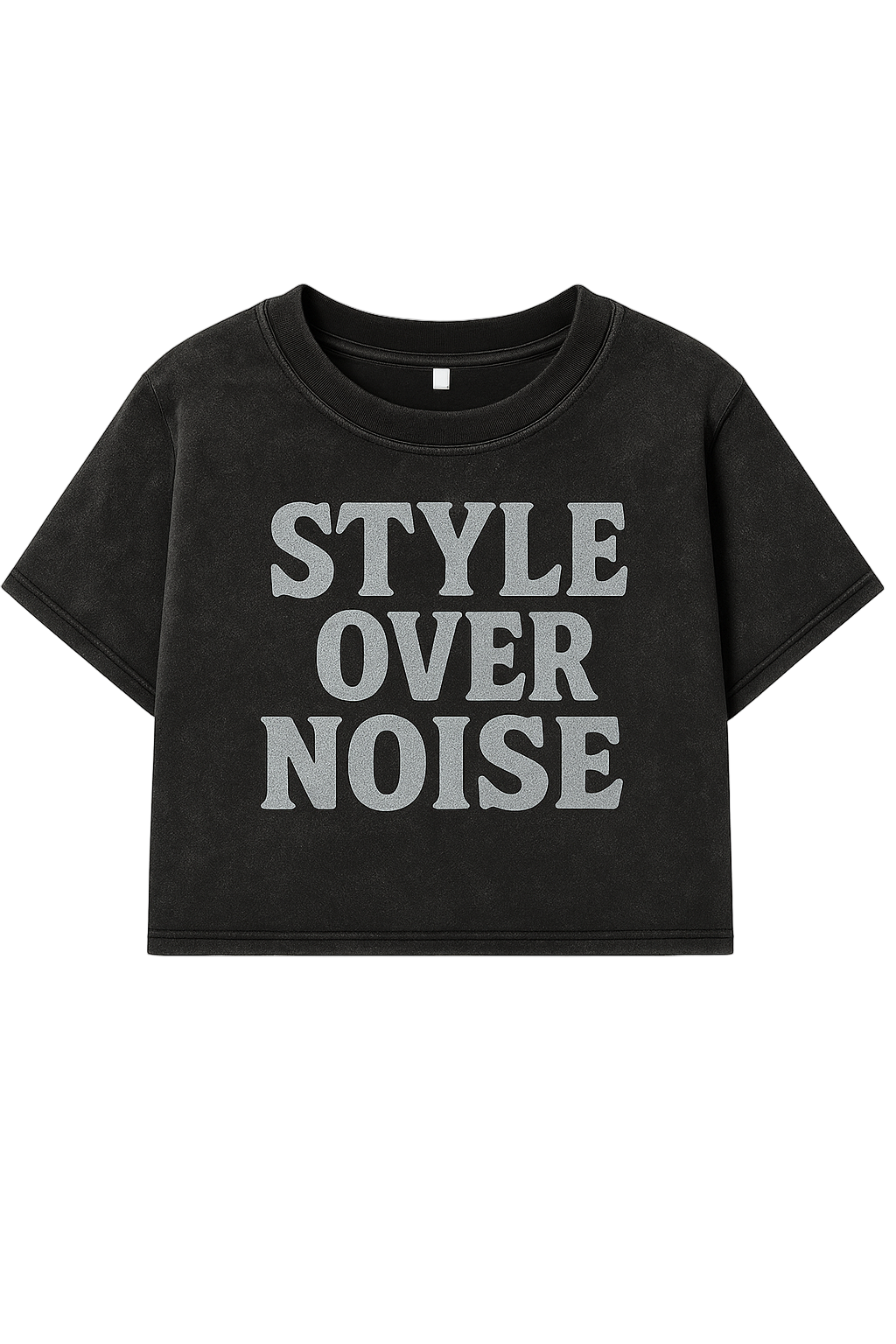 STYLE OVER NOISE CROPPED WOMEN’S TEE