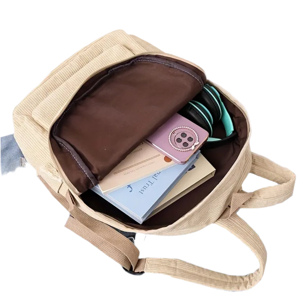 Kid’s Preppy Texture Custom Embroidered Backpack