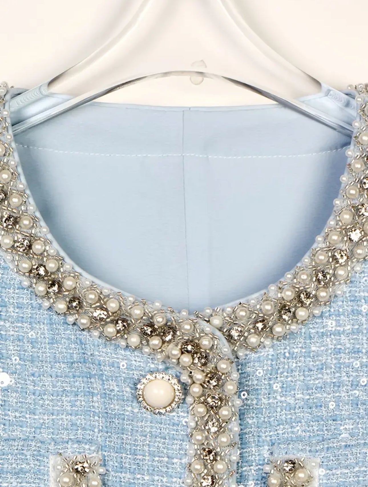 Women’s Sapphire Tweed Two-Piece Set