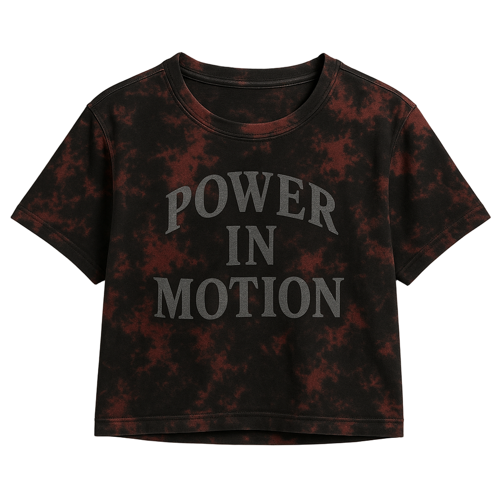 POWER IN MOTION CROPPED WOMEN’S TEE