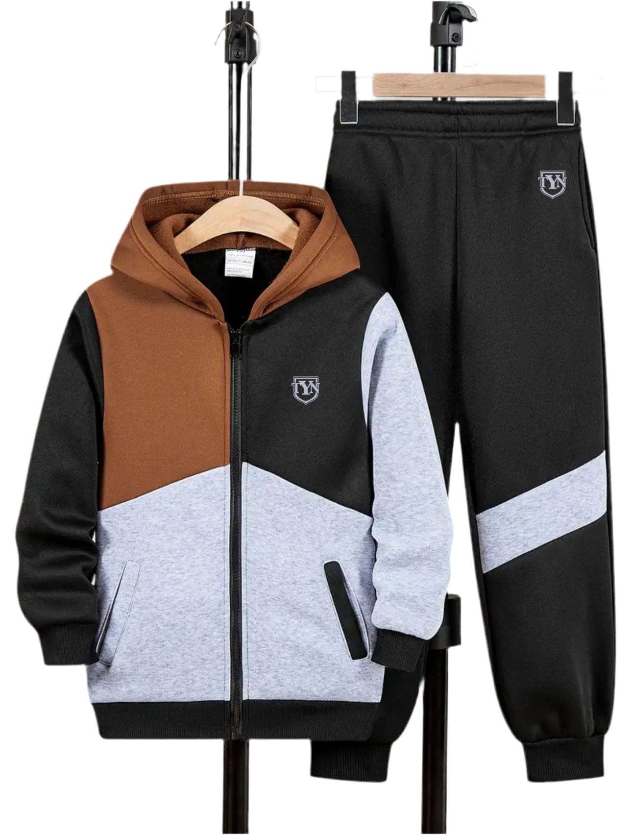 TYN Boy’s Cozy Trek Two-Piece Hooded Tracksuit