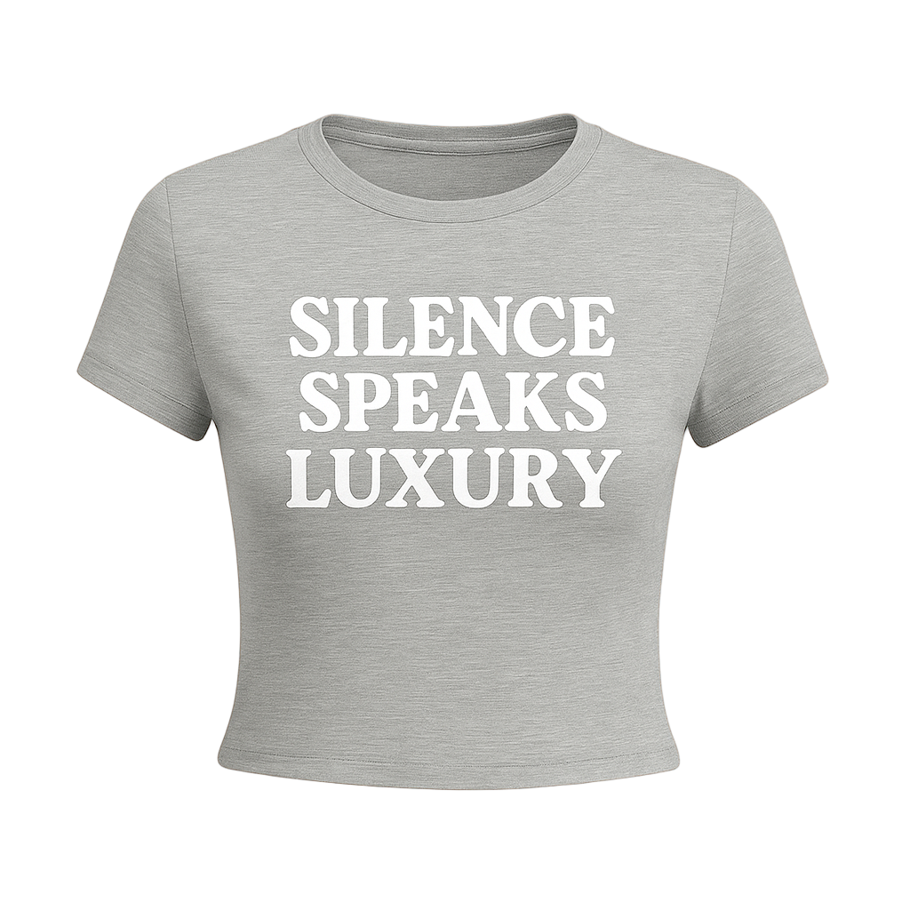 Silence Speaks Luxury Crop Top (Women’s)