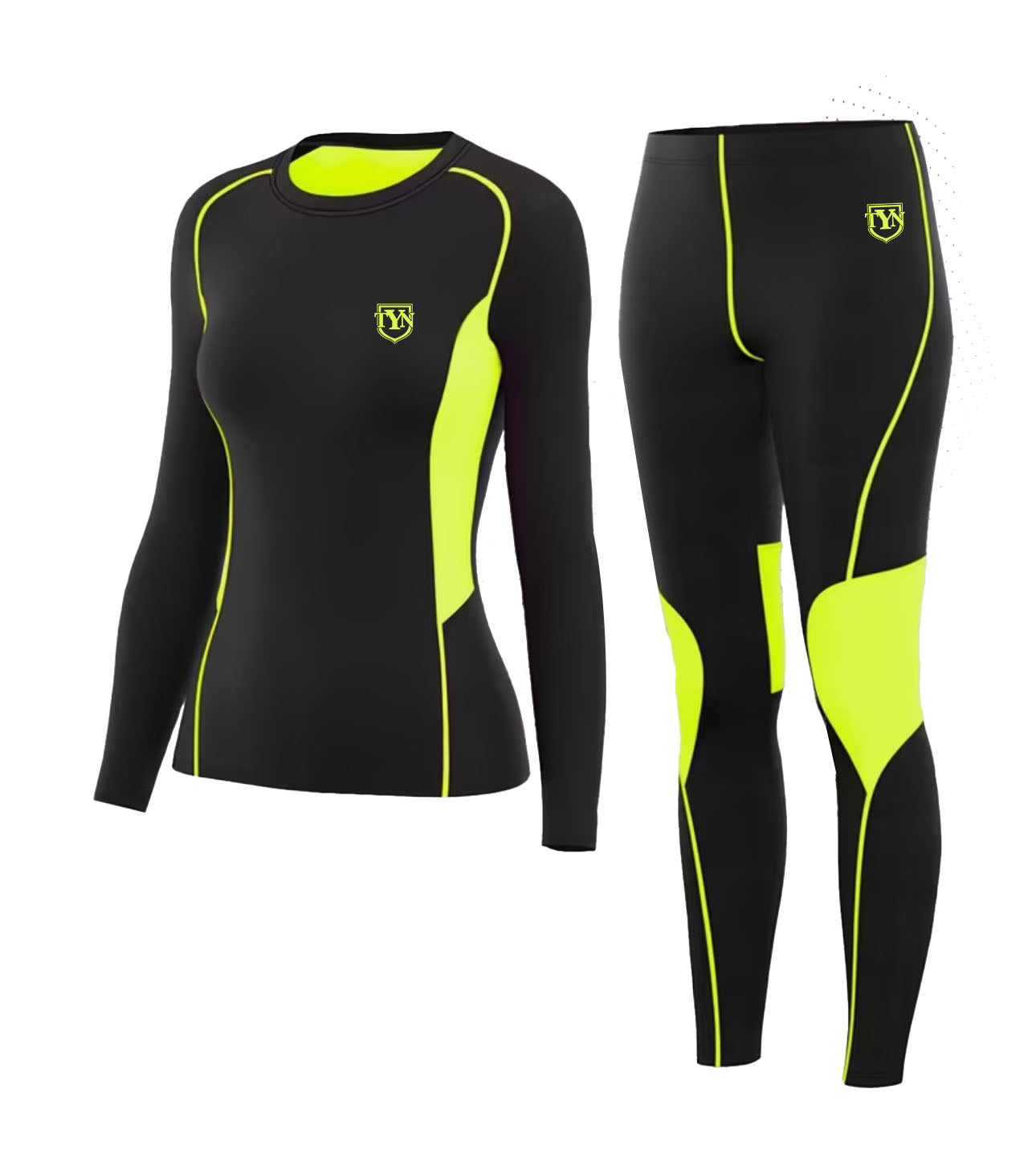 TYN Activewear Duo Set – Long Sleeve Compression Fit