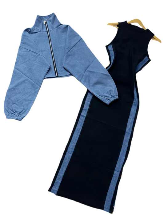 Women’s Blue Elegance 2-Piece Set