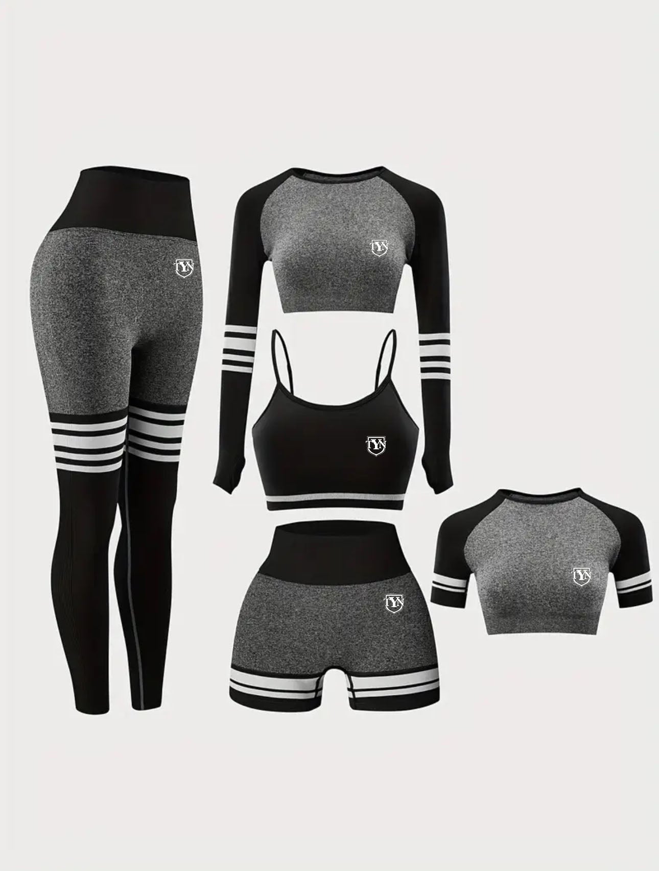 TYN Women’s Flex Core Five-Piece Yoga Set
