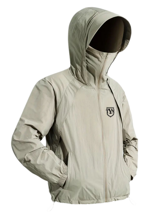 TYN Unisex Breeze Crest Hooded Windbreaker