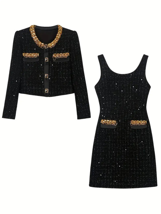 Women’s Midnight Sparkle Two-Piece Set