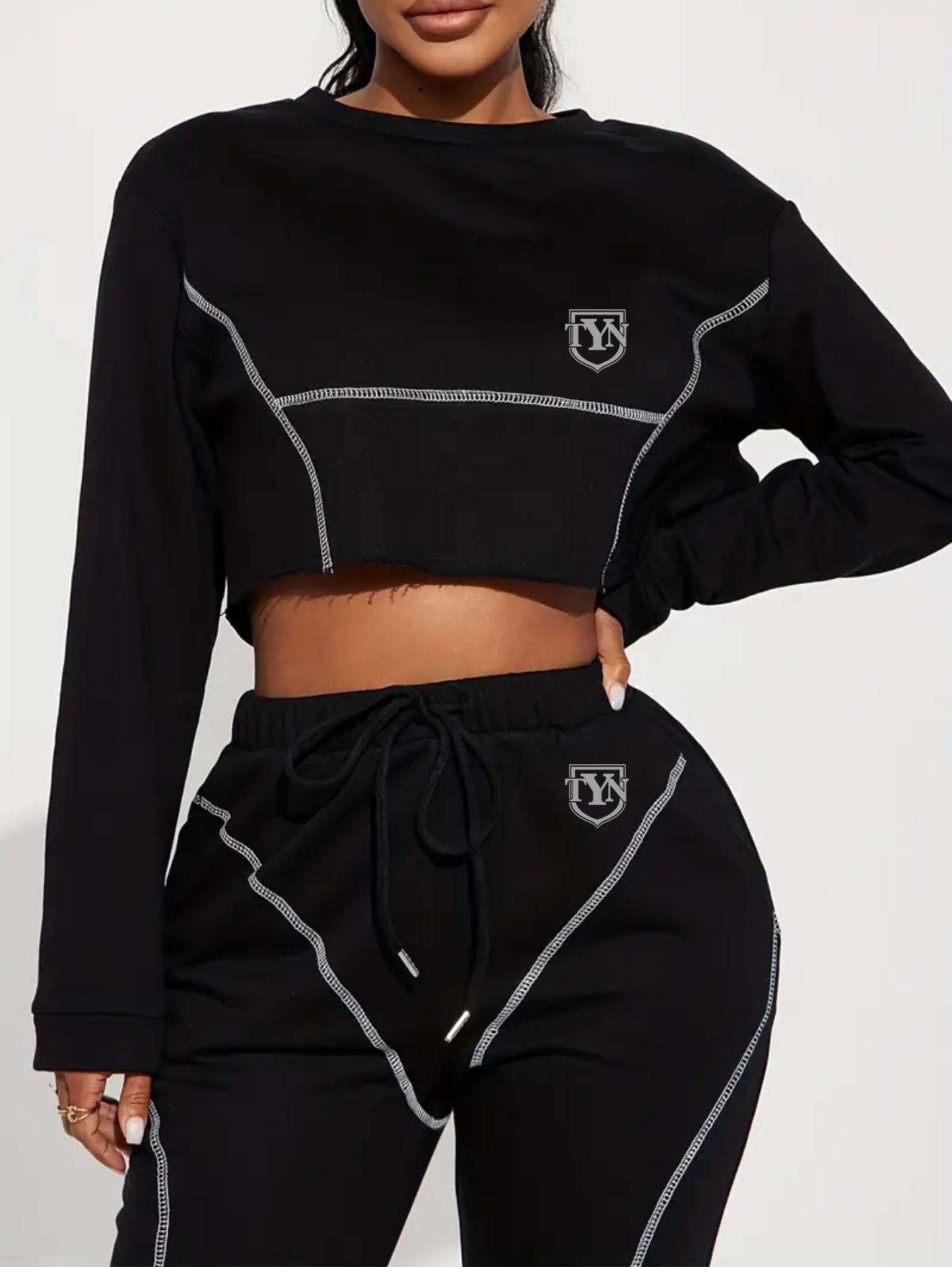 TYN Women’s Vivid Line Two-Piece Casual Set