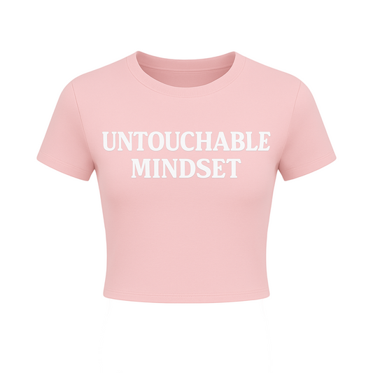 UNTOUCHABLE MINDSET CROP TEE (WOMEN’S)