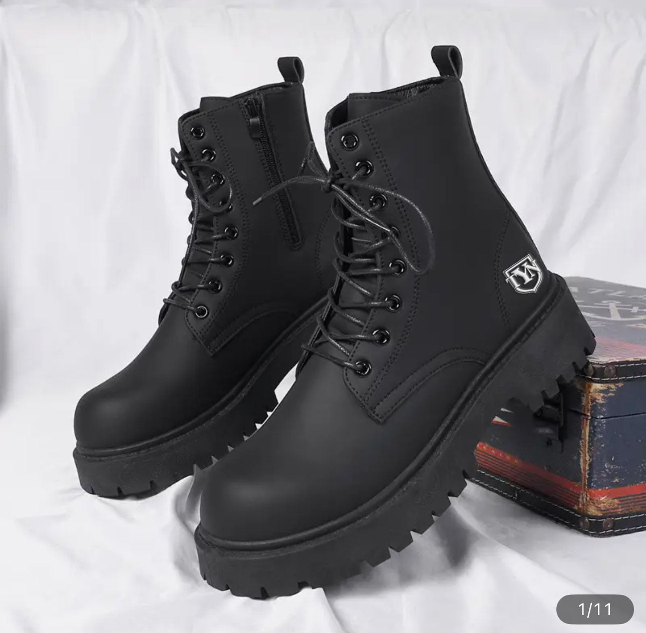 Men’s High-Top TYN Boots – Black