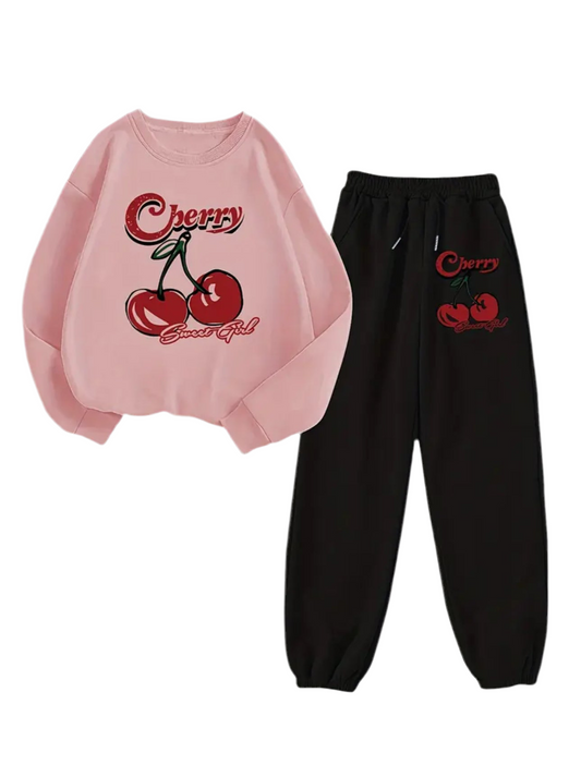 Women’s Cherry Glow Co-ord Set
