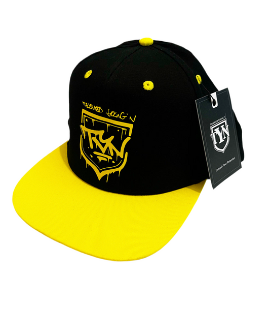 TYN Graffiti Snapback – Yellow & Black