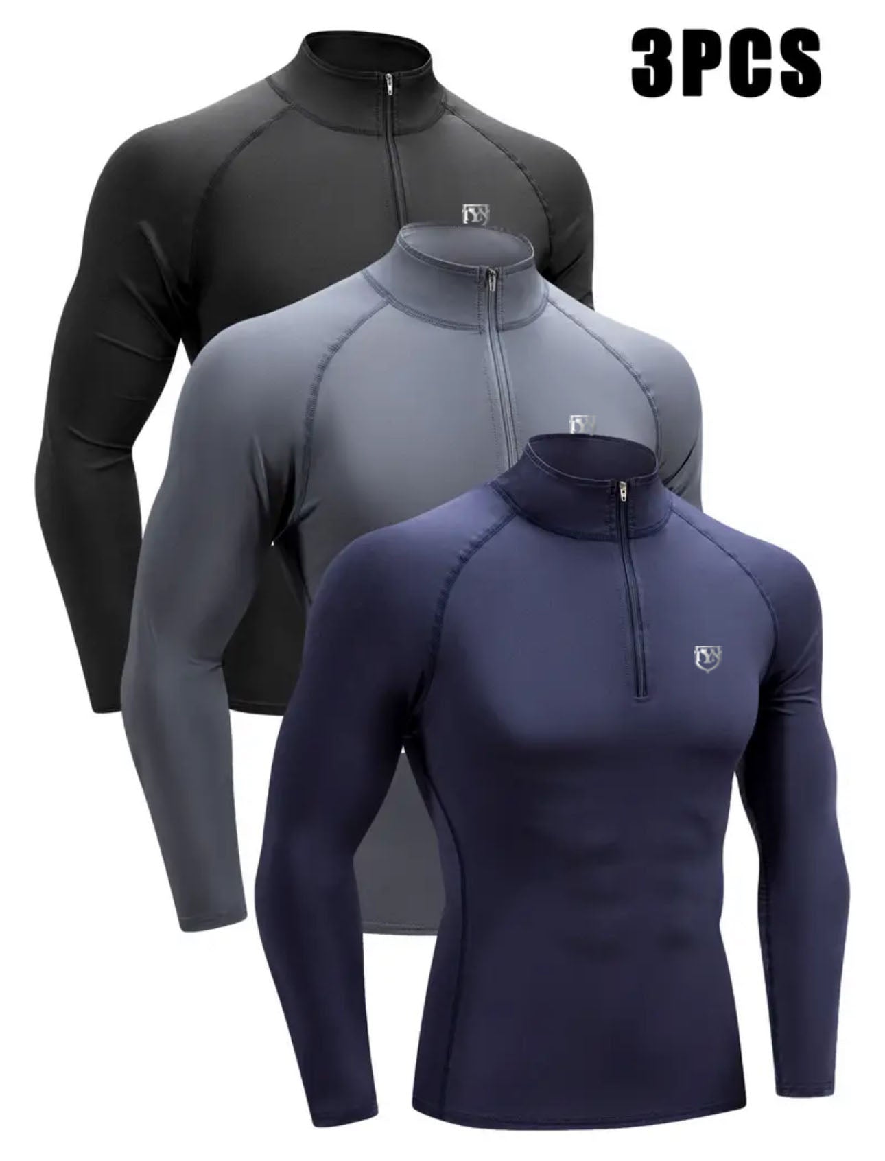 TYN Men’s Swift Core Three-Piece Running Shirt Set