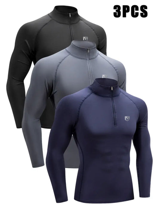 TYN Men’s Swift Core Three-Piece Running Shirt Set