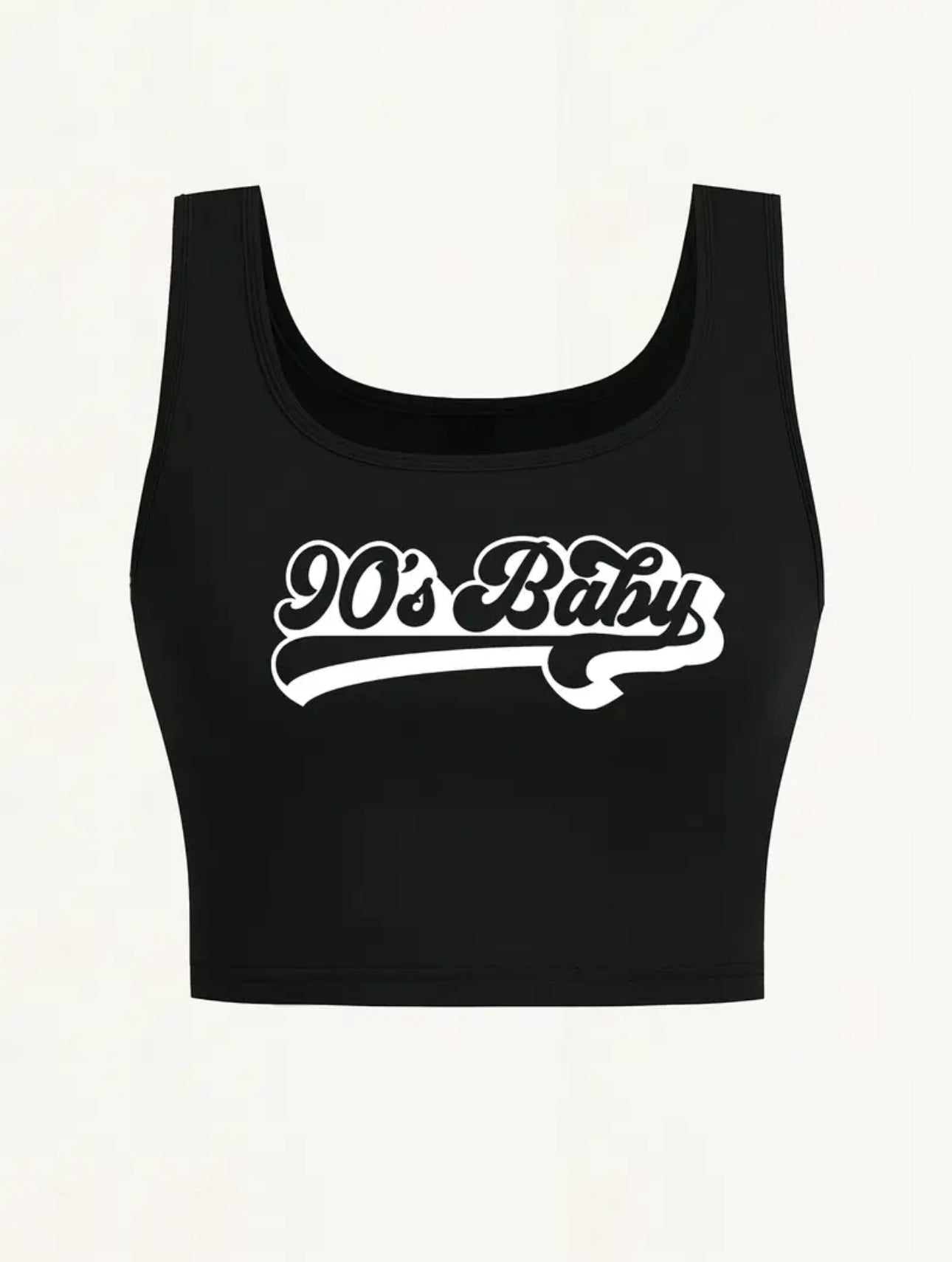 Women’s 90s Graphic Crop Tank Top