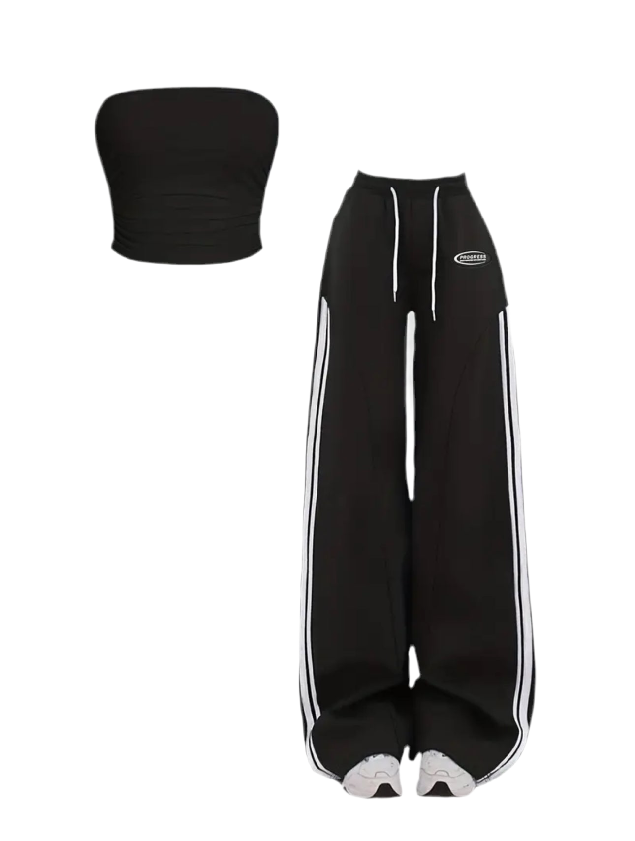 TYN Women’s Mono Stripe Set