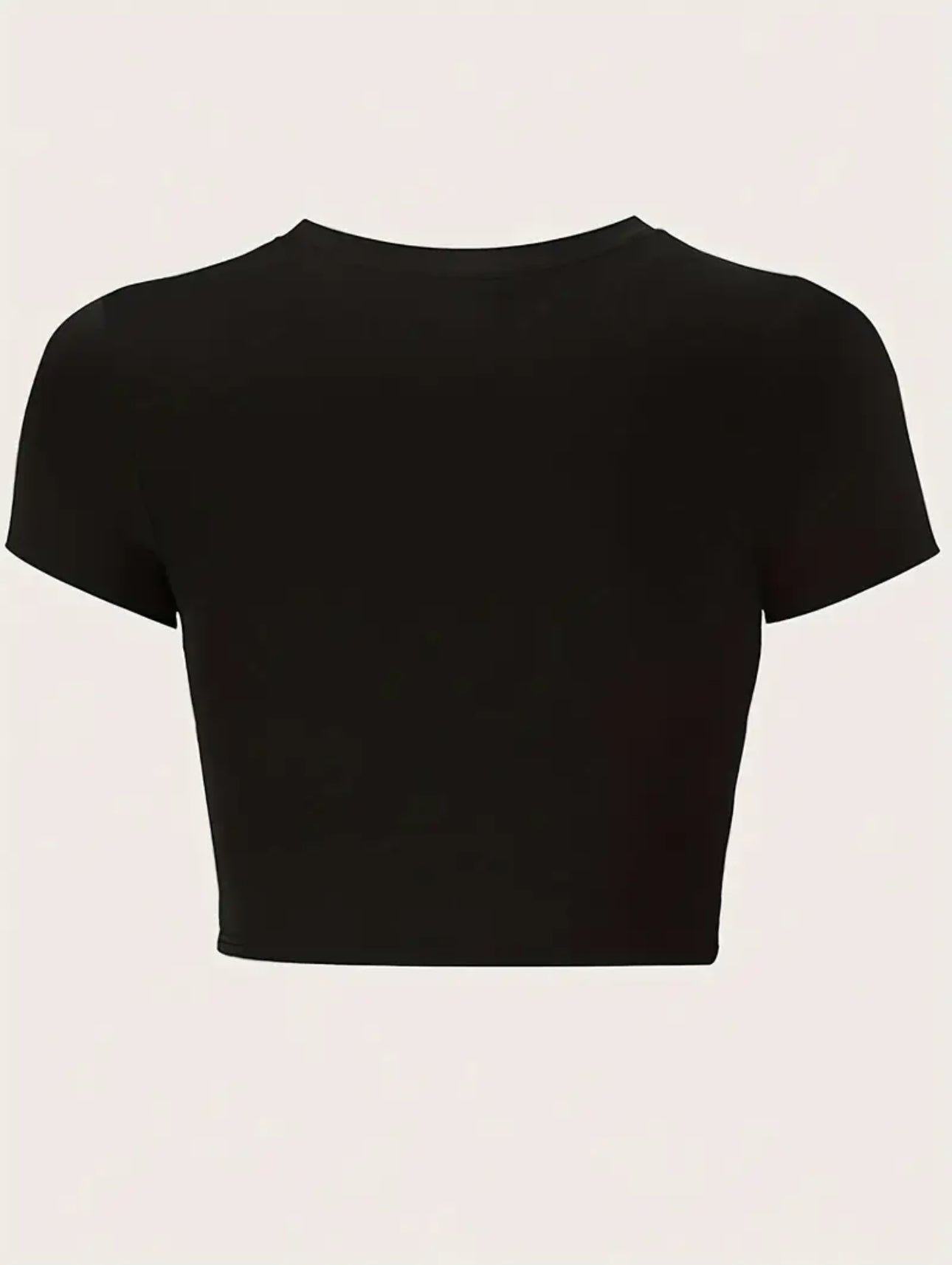 Women’s Vibrant Print Crop Tee