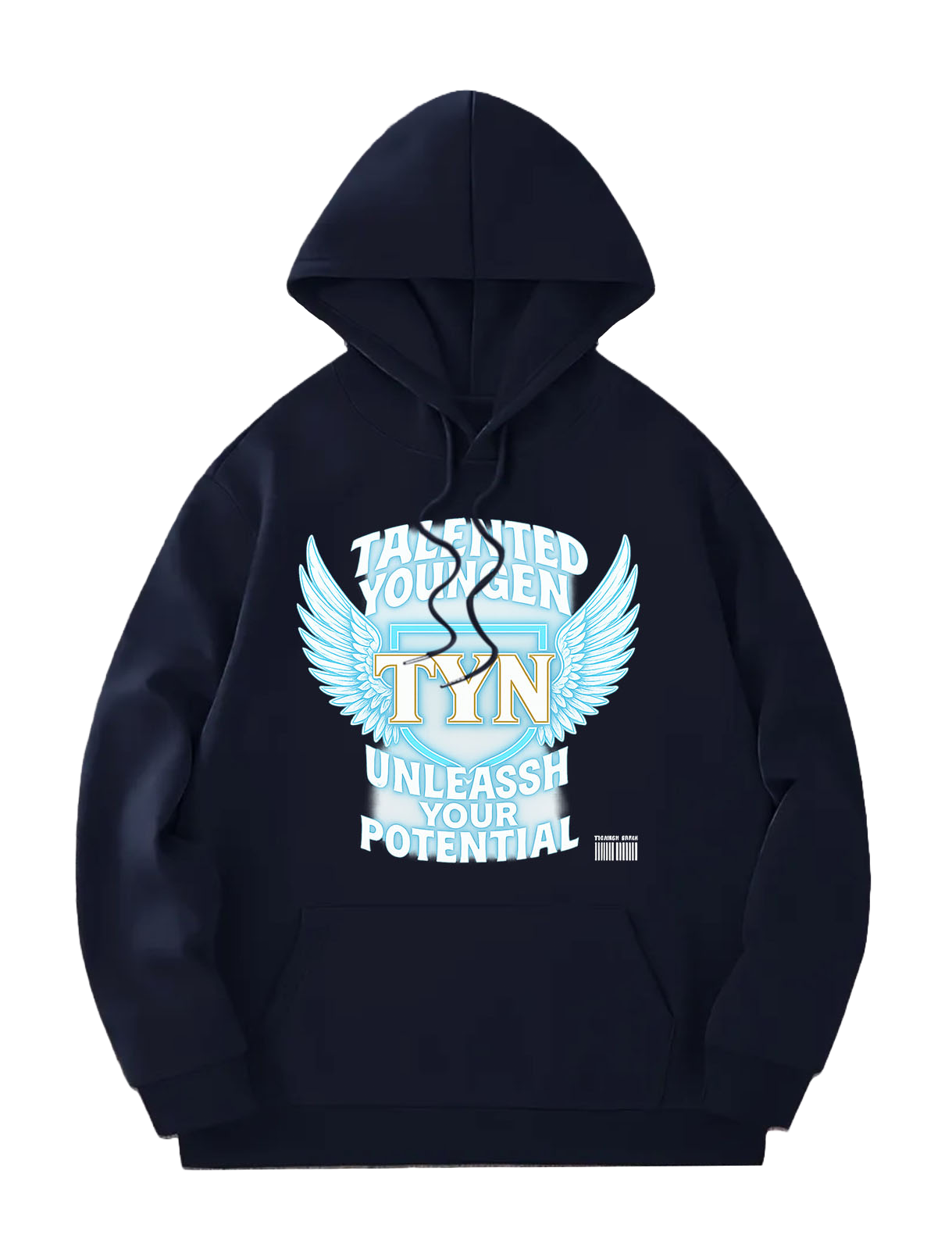 TYN “Unleash Your Potential” Hoodie – Sky Edition