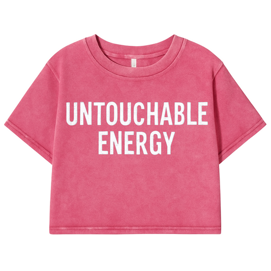 UNTOUCHABLE ENERGY CROPPED WOMEN’S TEE