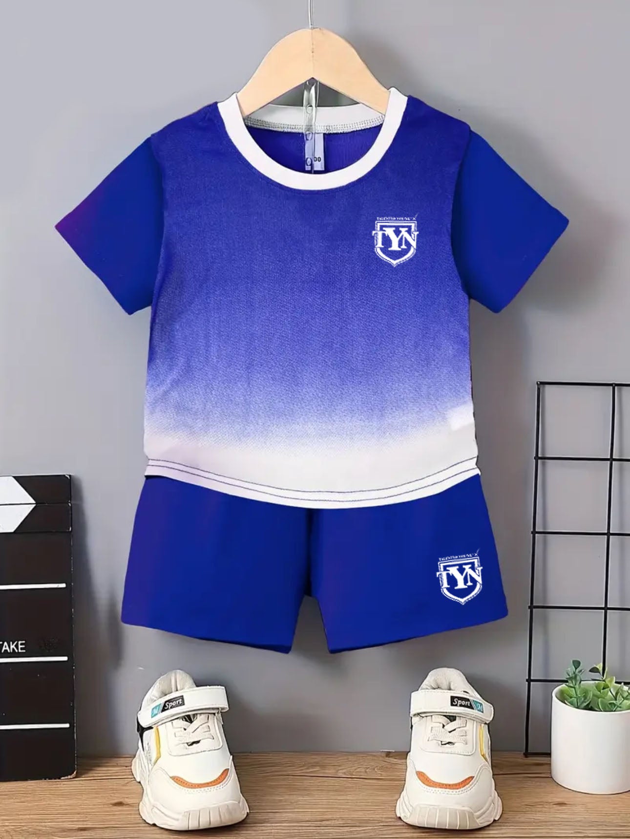 Boys’ Quick-Dry TYN Set – Tee & Shorts