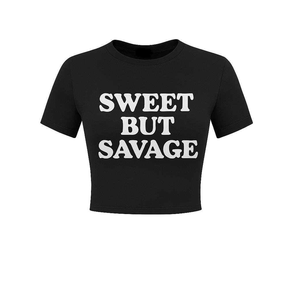 Sweet But Savage Reflective Crop Top (Women’s)