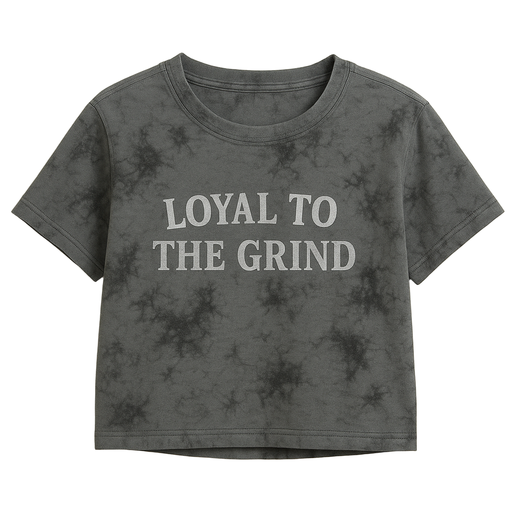LOYAL TO THE GRIND CROPPED WOMEN’S TEE