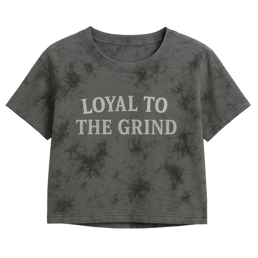 LOYAL TO THE GRIND CROPPED WOMEN’S TEE