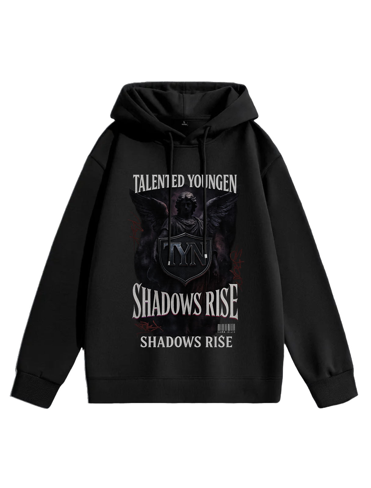 TYN “Shadows Rise” Hoodie – Midnight Guardian Edition