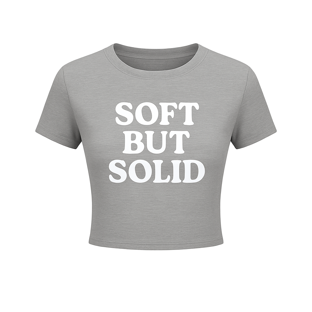 Soft But Solid Crop Tee (Women’s)