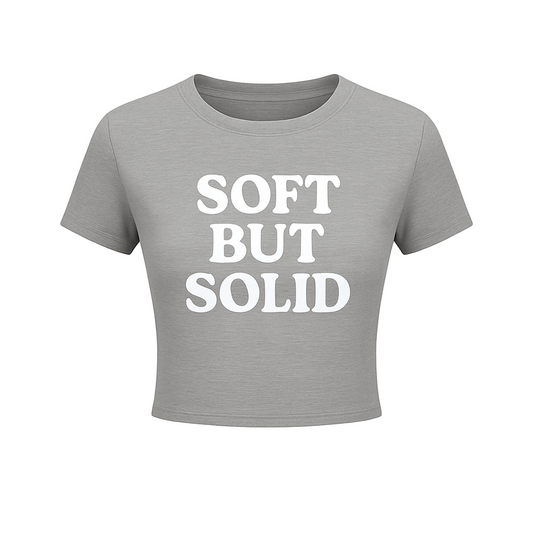 Soft But Solid Crop Tee (Women’s)