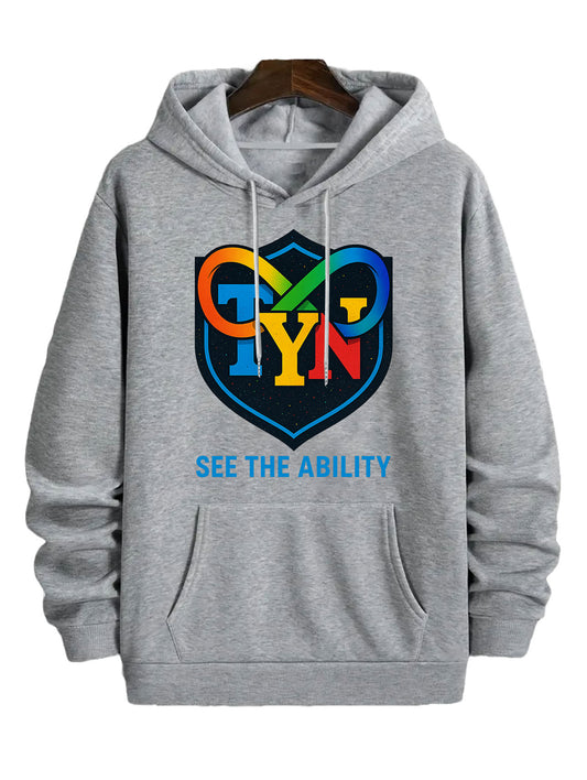 TYN “See The Ability” Neurodiversity Hoodie – Grey
