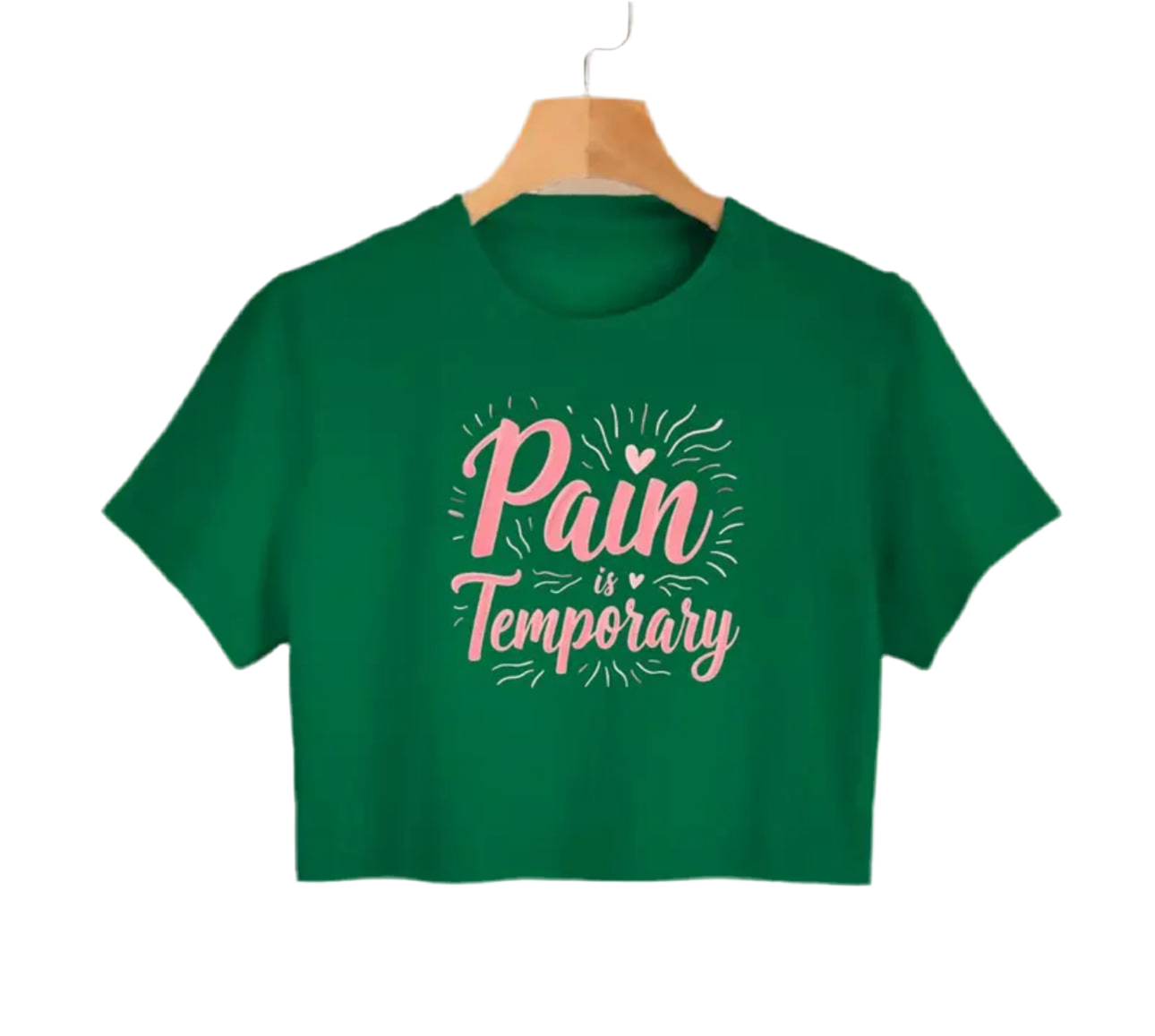 Women’s Neon Grit Crop Graphic Tee