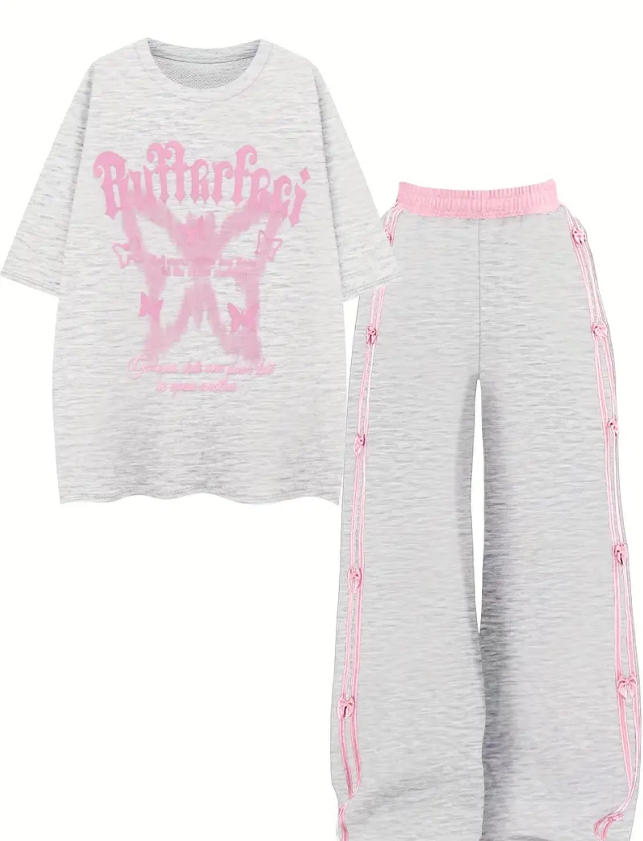 Women’s Butterfly Charm Co-ord Set