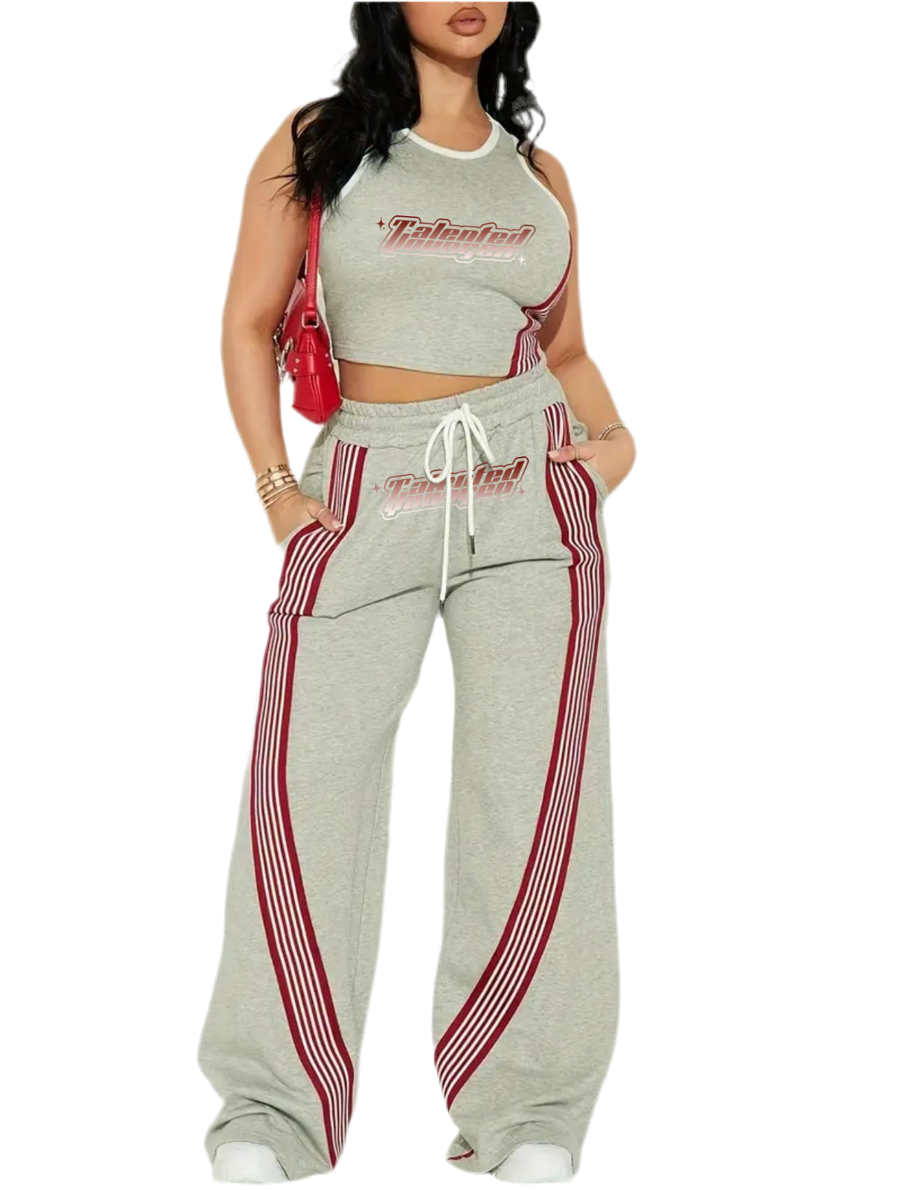 Talented Youngen Women’s Vest & Joggers Two-Piece Set