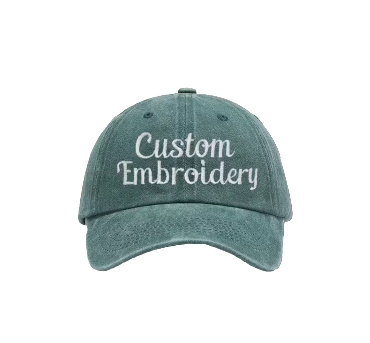 Customisable White Embroidered Retro Snapback Cap