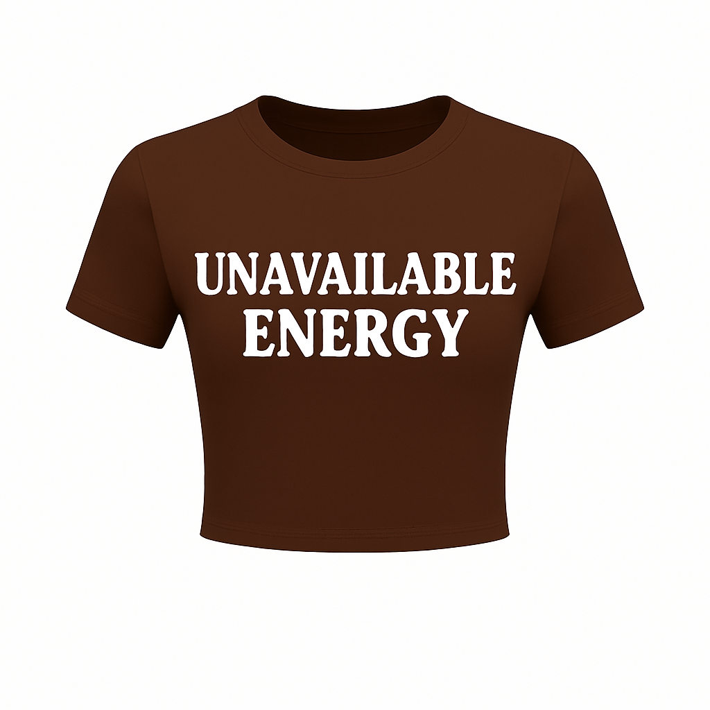 UNAVAILABLE ENERGY CROP TEE (WOMEN’S)