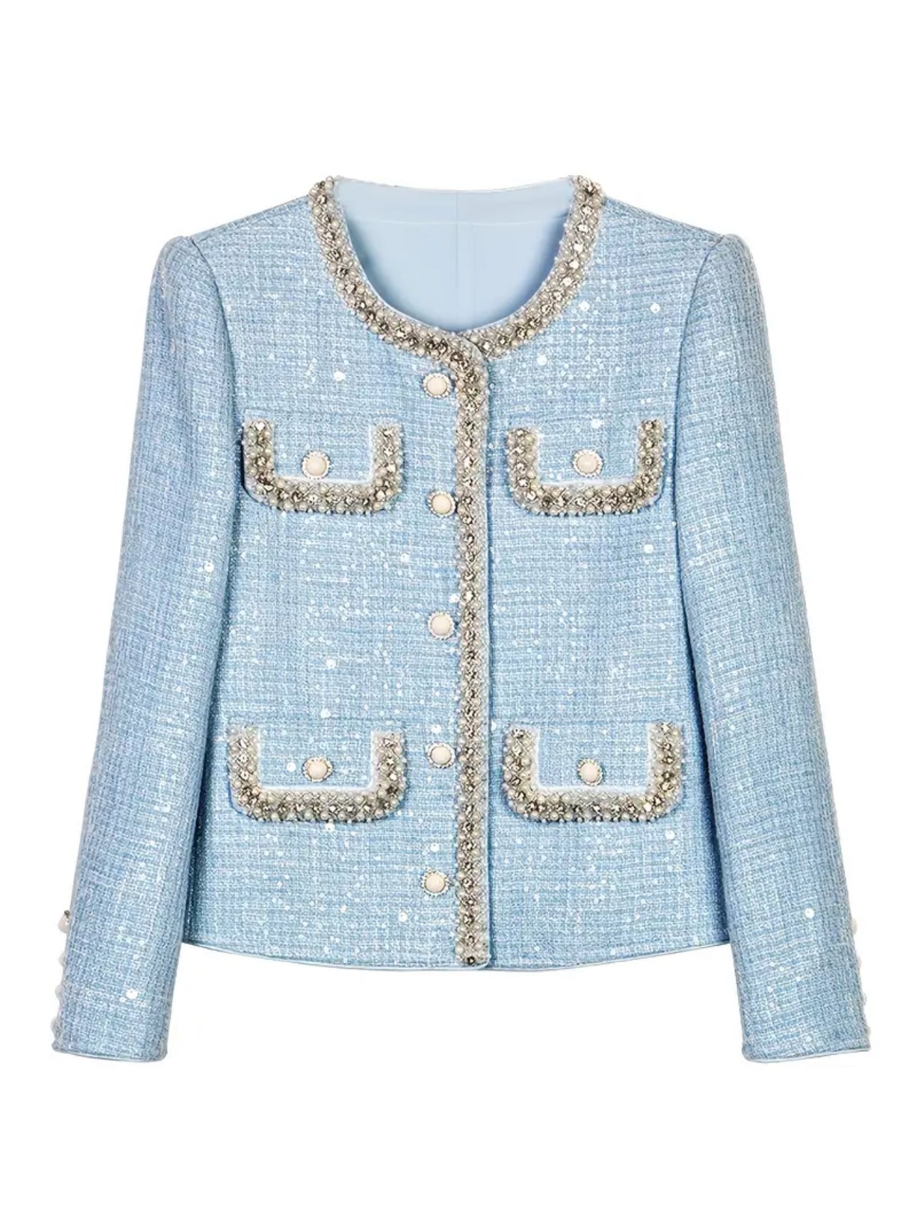 Women’s Sapphire Tweed Two-Piece Set
