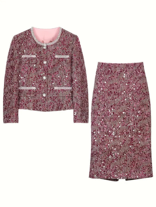 Women’s Crimson Gleam Two-Piece Set