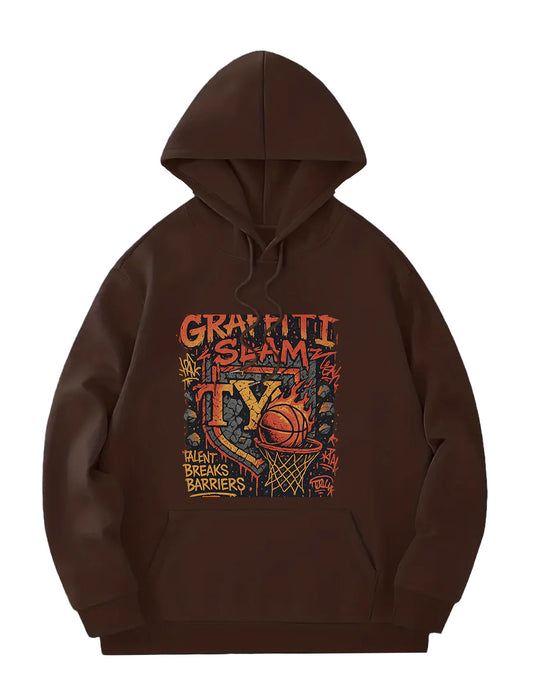 TYN “Graffiti Slam” Hoodie – Talent Breaks Barriers 🏀🔥