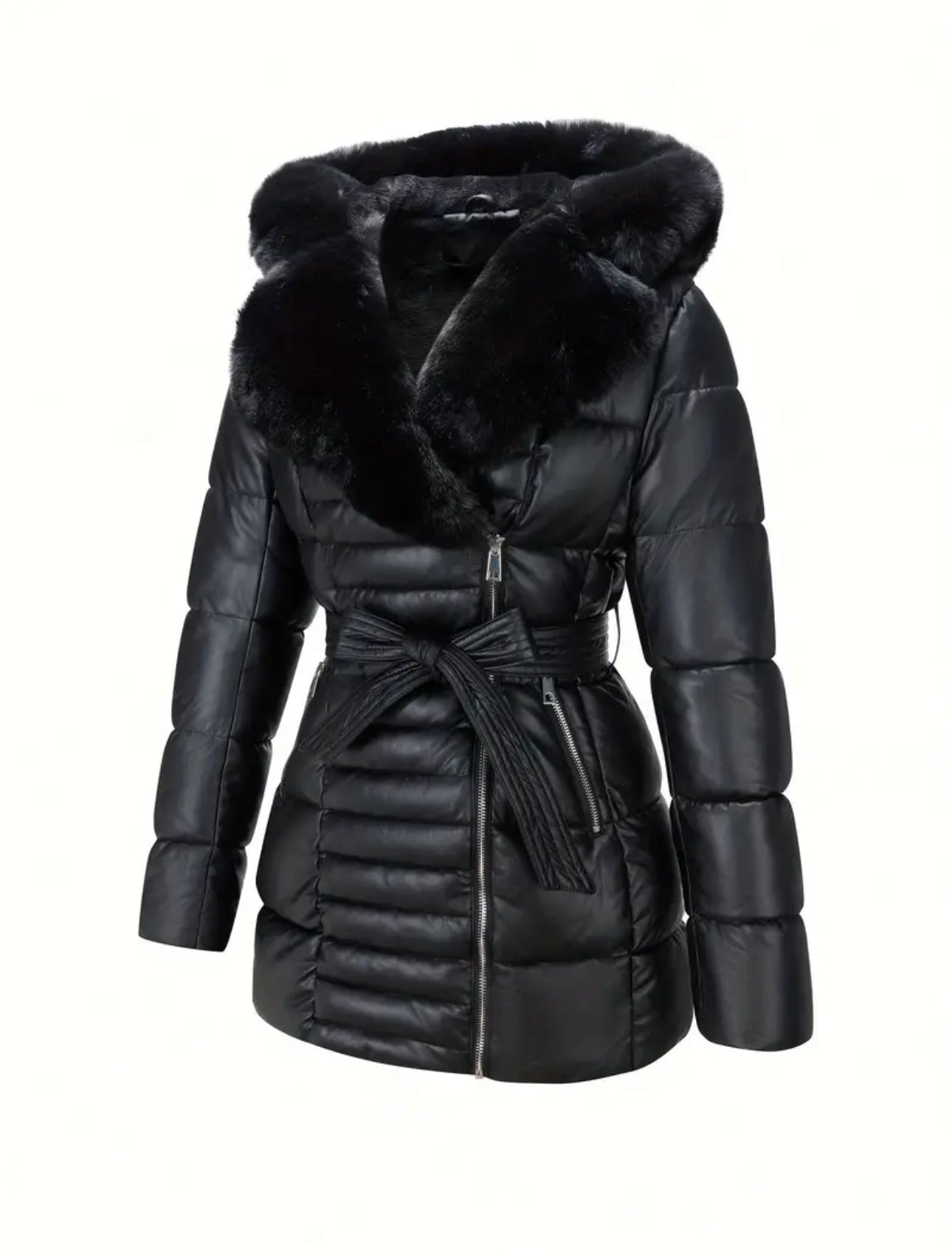 Women’s Velvet Charm Hooded Coat
