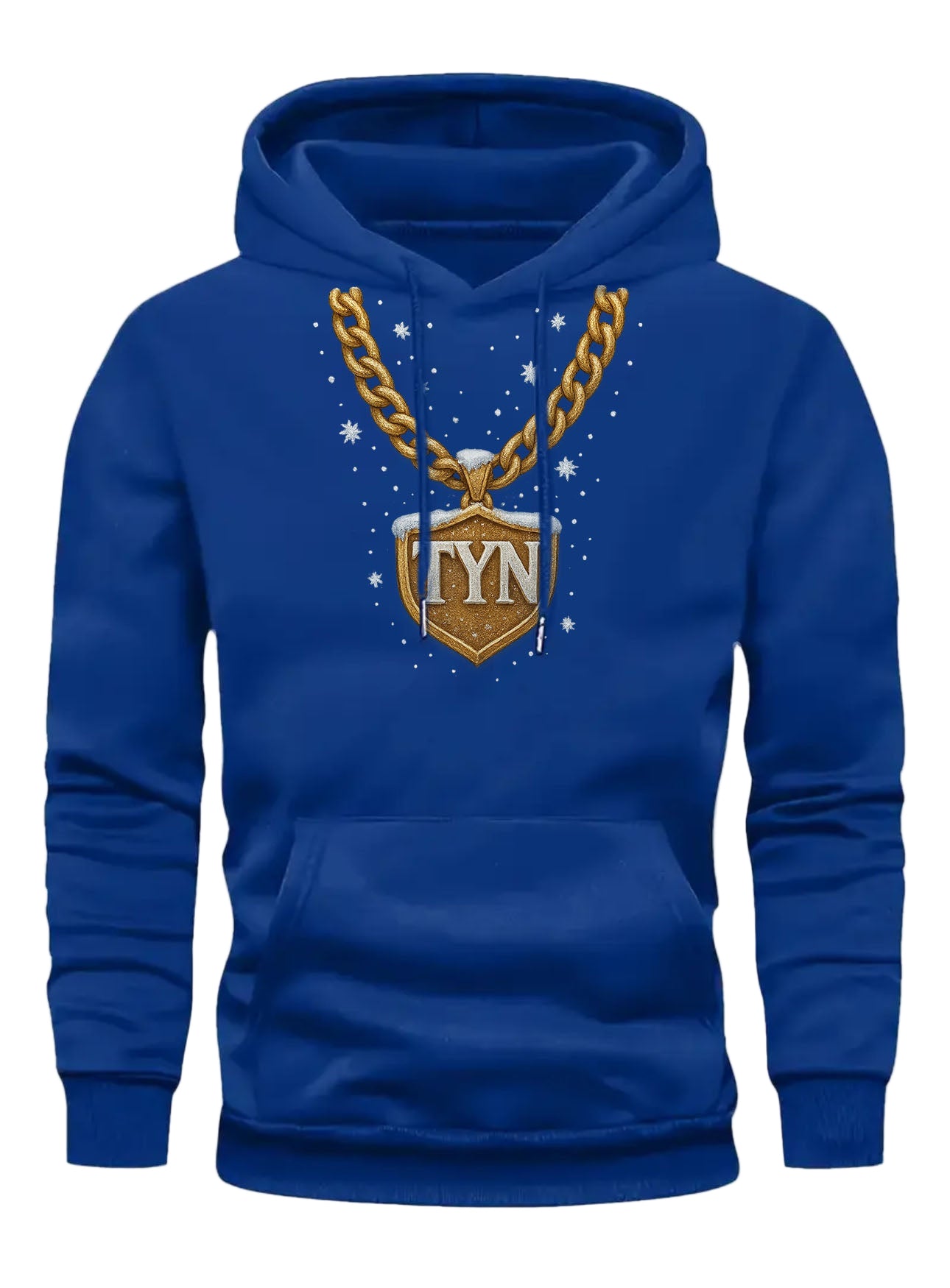 TYN “Gold Chain” Hoodie – Royal Blue