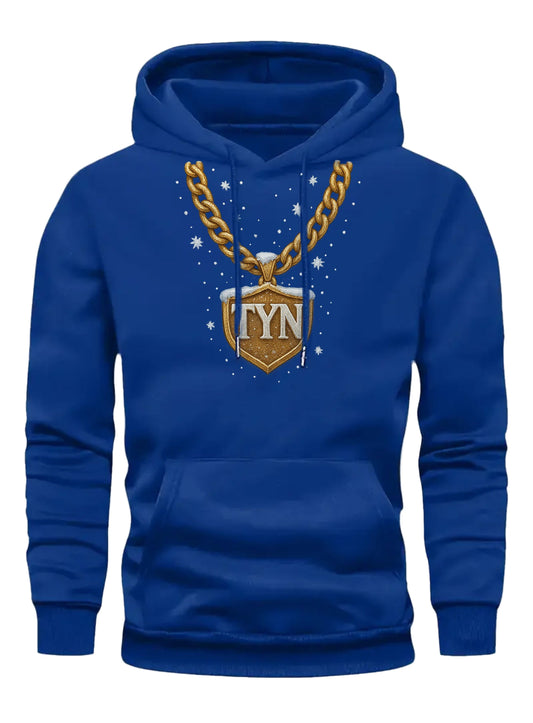TYN “Gold Chain” Hoodie – Royal Blue