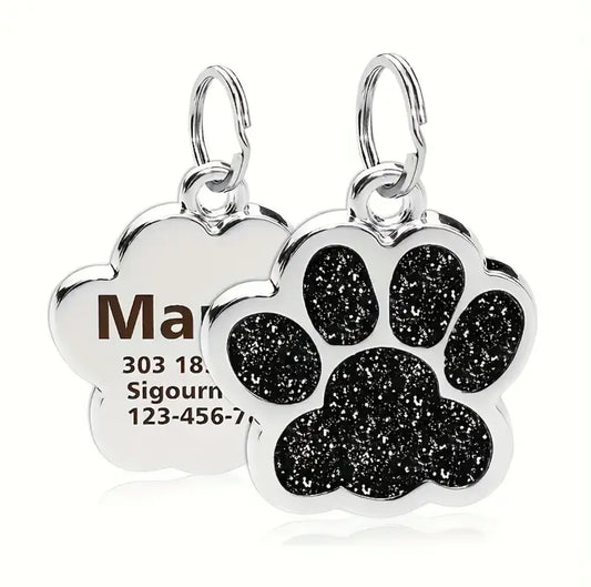 TYN Custom Lab Personalized Paw Pet ID Tag