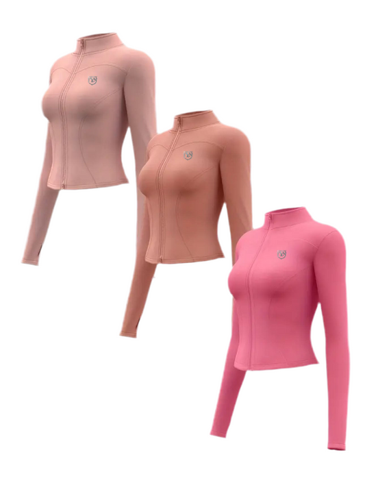 TYN Reflective Zip-Up Jacket (3-Pack) – Women’s Activewear
